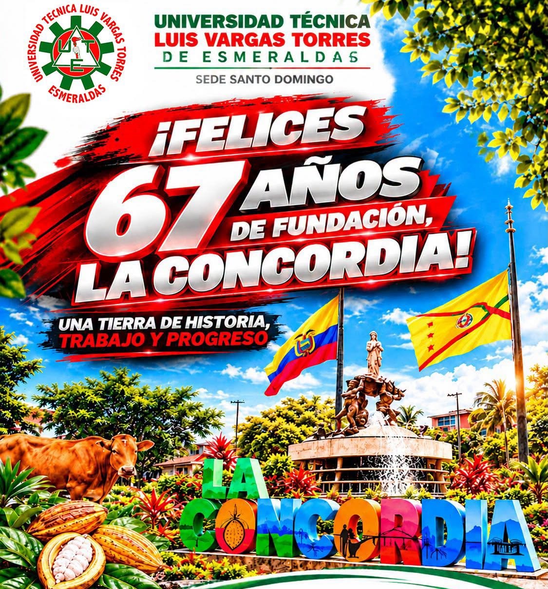 Felices 67 años de fundación La Concordia